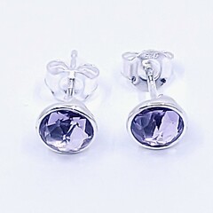 Amethyst studs