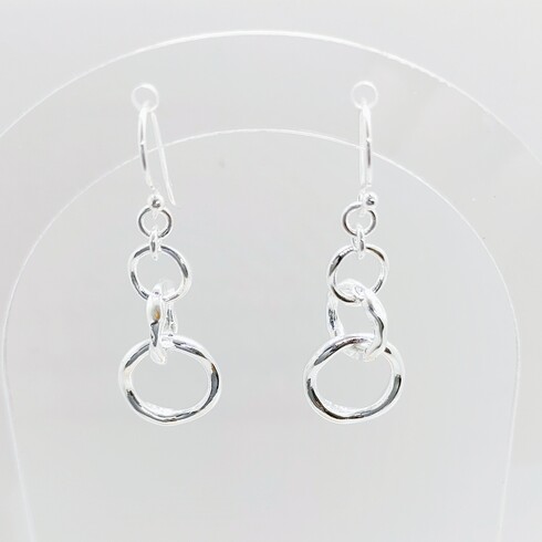 Loopy drop earrings